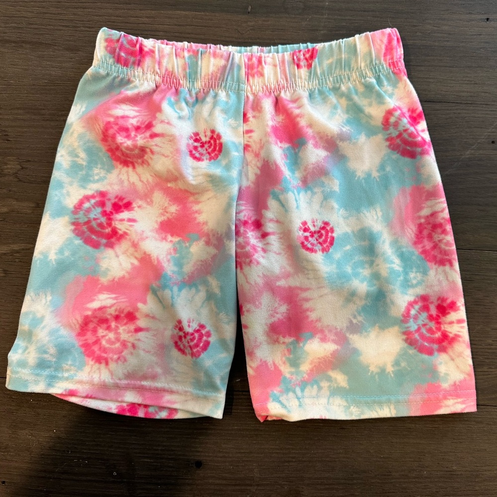 Colorful Tie-Dye Kids Shorts Boutqiue